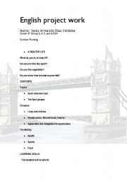 English Worksheet: LESSON PLAN