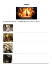 English Worksheet: STARDUST movie watching worksheet