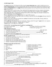 English Worksheet: a little supper joke