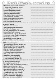 English Worksheet: past simple