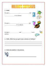 English worksheet: HOLIDAYS