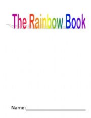 English Worksheet: Rainbow book 