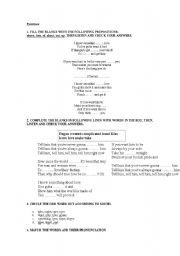 English Worksheet: Song Tell Him