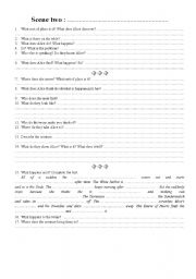 English Worksheet: Alice in Wonderland - Tim burton (Part 2/6)