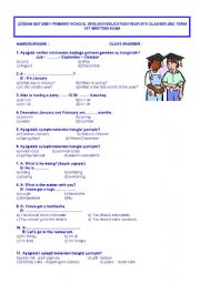 exam for elementary students