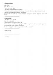 English Worksheet: present