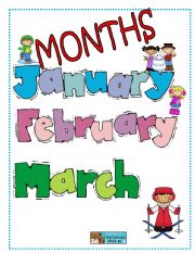 MONTHS FLASHCARD SERIES