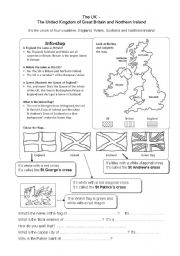 English Worksheet: The UK