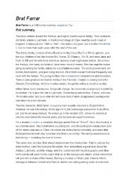 English Worksheet: Brat Farrar book Summary