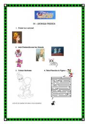 English Worksheet: magic english - animal friends n.5