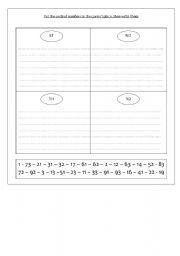 English worksheet: Ordinal numbers