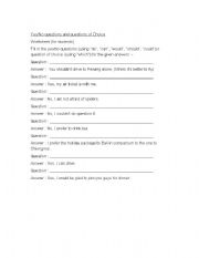 English worksheet: Questioning :  5W and 1H