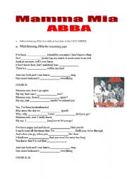 English Worksheet: Mamma Mia - ABBA