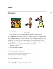 English Worksheet: Reading Comprehension