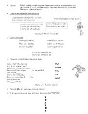 English Worksheet: Toy Story song 