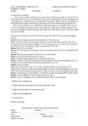 English Worksheet: 9. sf yzl