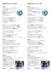 English Worksheet: Forget You - Cee Lo Green