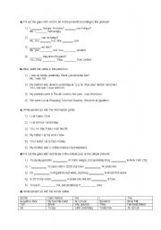 English Worksheet: Verb to be - Present and Past