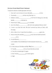 English Worksheet: Present Simple or Present Continuous