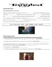 English Worksheet: Tangled