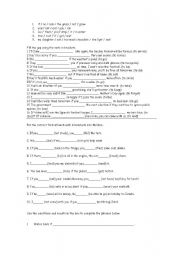 English Worksheet: first conditional