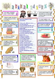 English Worksheet: animal idioms 3