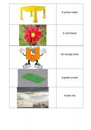 English Worksheet: Colours