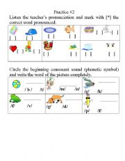 English Worksheet: Phonectics Symbols