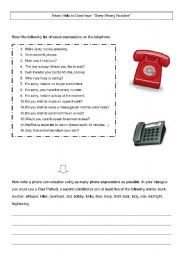 English Worksheet: phone_switchboard activity