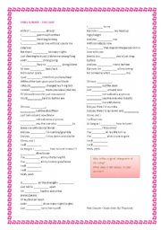 English Worksheet: I Will Survive - Past Simple - Worksheet