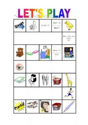 English worksheet: boardgame