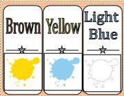 English Worksheet: Colours-dominoe