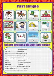 English Worksheet: past simple