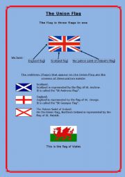 English Worksheet: The Union Flag