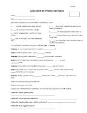 English worksheet: test for clothes