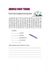 English worksheet: simple past