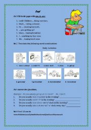 English worksheet:  Test