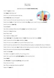 English Worksheet: On holiday/Visiting London role play & exercises