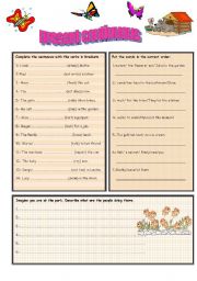 English Worksheet: PRESENT CONTINUOUS