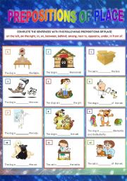 PREPOSITIONS OF PLACE