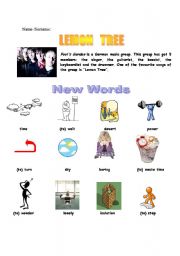 English Worksheet: lemon tree