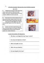 English Worksheet: BIG CATS