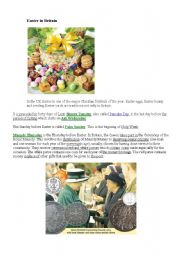 English Worksheet: Easter in Britain