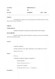 English worksheet: Occupations-Lesson Plan
