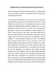 English Worksheet: commwealth games
