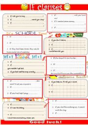 English Worksheet: If clauses