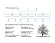 English Worksheet: Family Tree