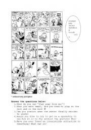 English Worksheet: Calvin and Hobbes - fill the gaps 