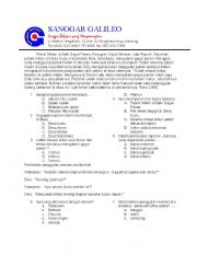 English Worksheet: test