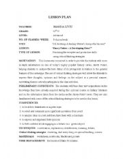 English Worksheet: harry potter - a real hero?